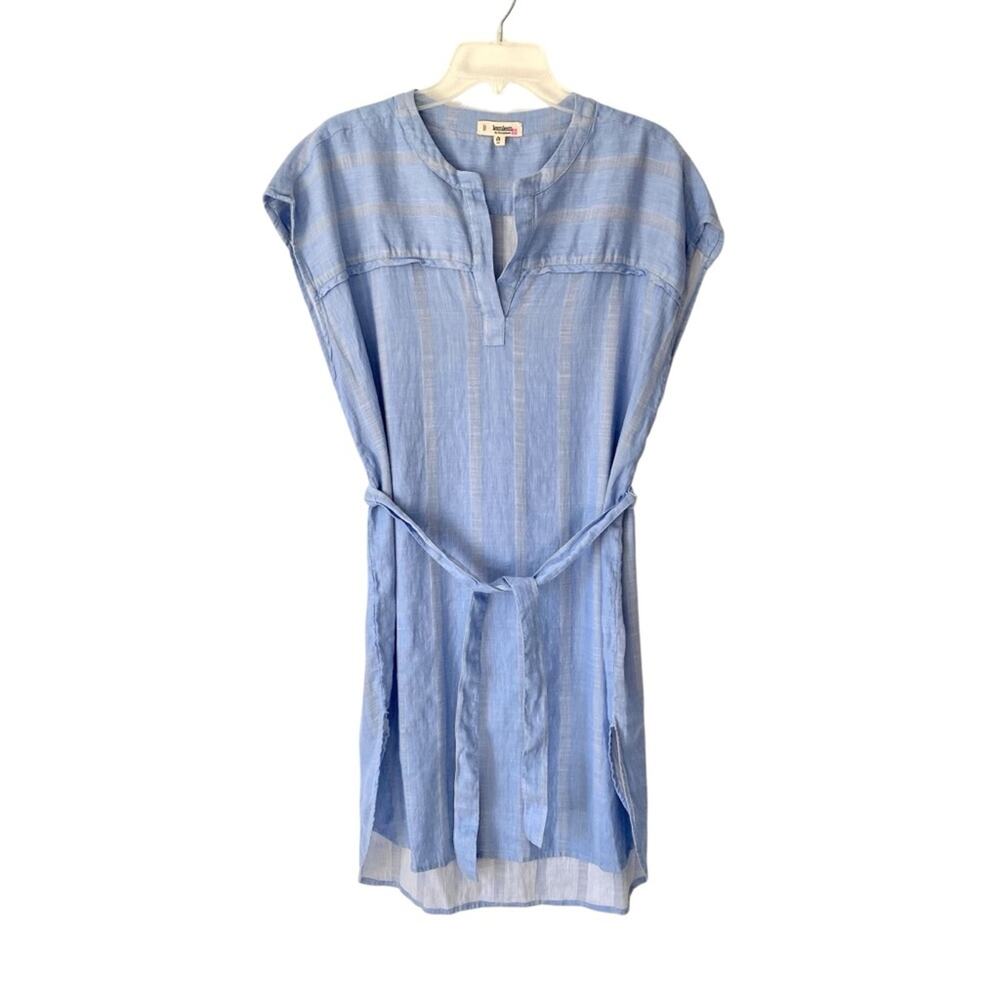 Lemlem Designer Blue Belted Dress size large